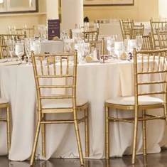 Hire Gold Tiffany Chair Hire
