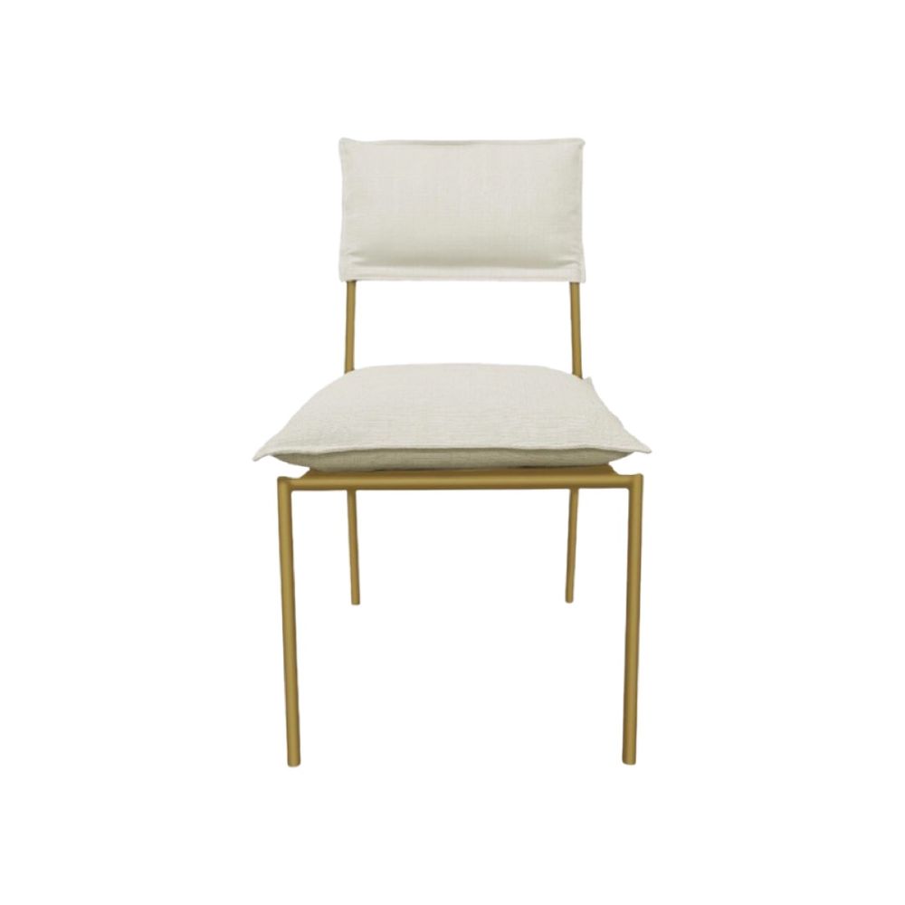 Hire BYRON CHAIR GOLD FRAME SAND FABRIC, hire Chairs, near Brookvale