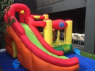 Hire Action Air (3x3m) Castle with slide and Basketball Ring inside