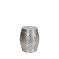 Hire MOROCCAN LOW STOOL SILVER, in Brookvale, NSW