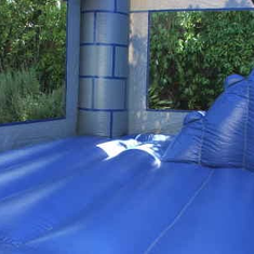 Hire (5.5m x 5m) Large Blue Combo Castle, in Brighton East, VIC