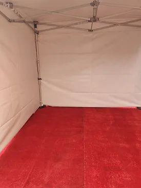 Hire Marquee Flooring - Red Artificial Turf Carpet - Various Size - Per SQM, hire Marquee, near Ingleburn image 1
