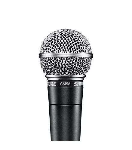 Hire Shure SM58 Handheld Microphone w/ Switch, hire Microphones, near Camperdown image 1
