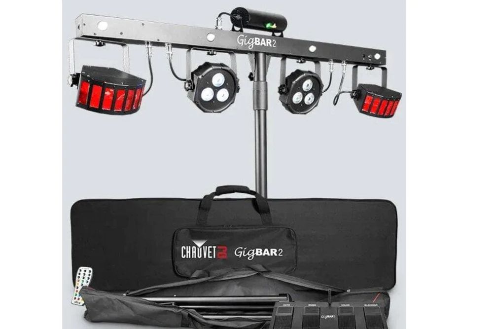 Hire Chauvet DJ GigBAR 2 ultimate pack-n-go 4-in-1 lighting system, hire Party Lights, near Beresfield image 1