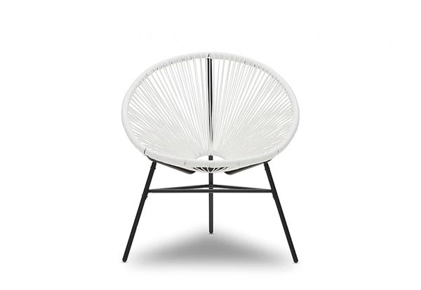 Hire Outdoor Sun Chair - White