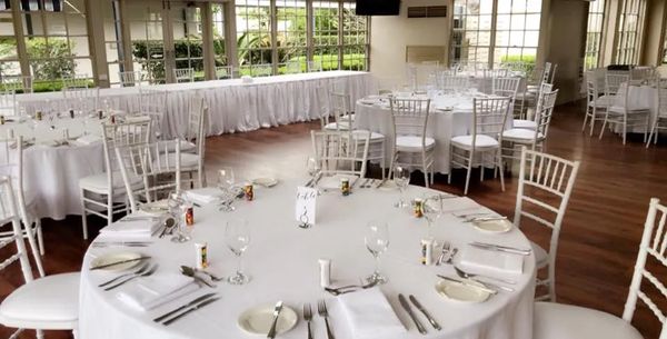 Hire White Round Banquet Tablecloth Hire