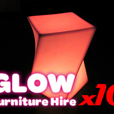 Hire Glow Twisted Cube - Package 10, in Smithfield, NSW