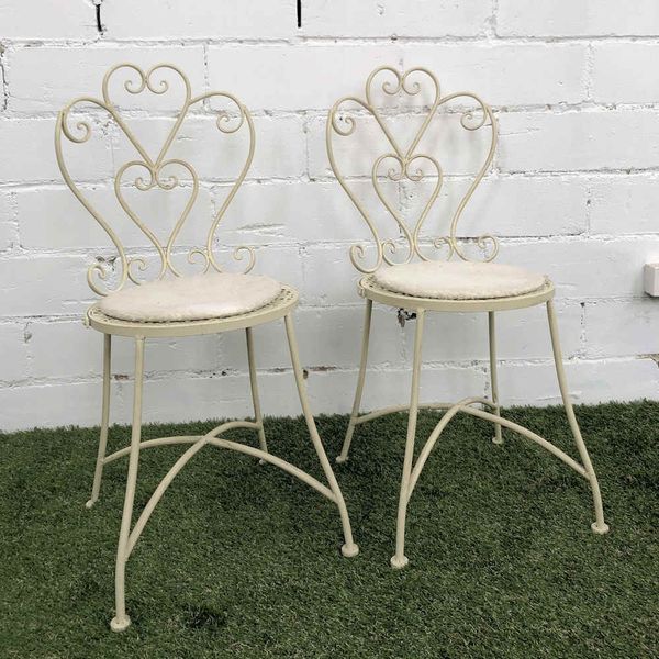 Hire CREAM GARDEN SIGNING TABLE CHAIR, from Weddings of Distinction