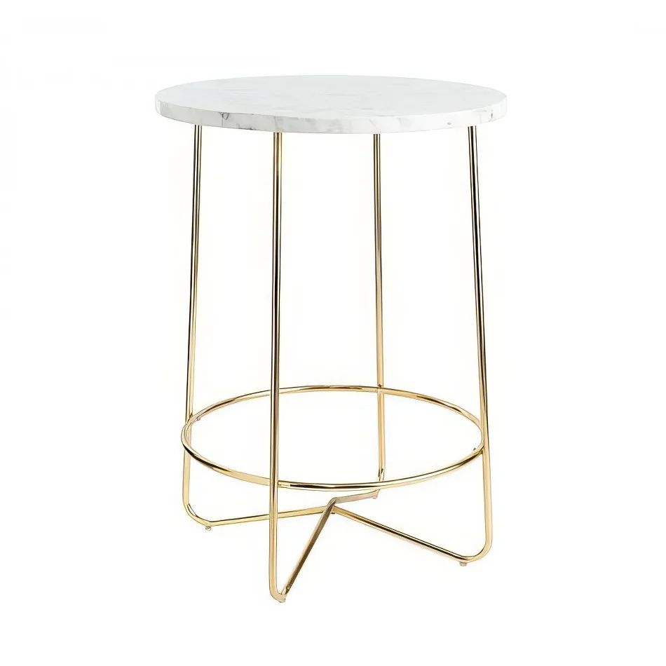 Hire Gold Wire Arrow Table with Marble Top Hire, hire Tables, near Auburn