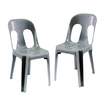 Hire Grey Pipee Plastic Chair, hire Chairs, near Chullora image 1