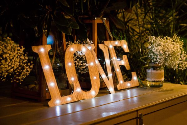 Hire Wooden LOVE Letters