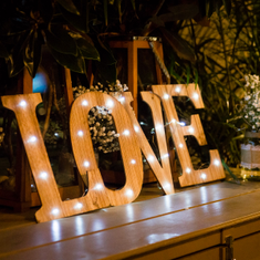 Hire Wooden LOVE Letters