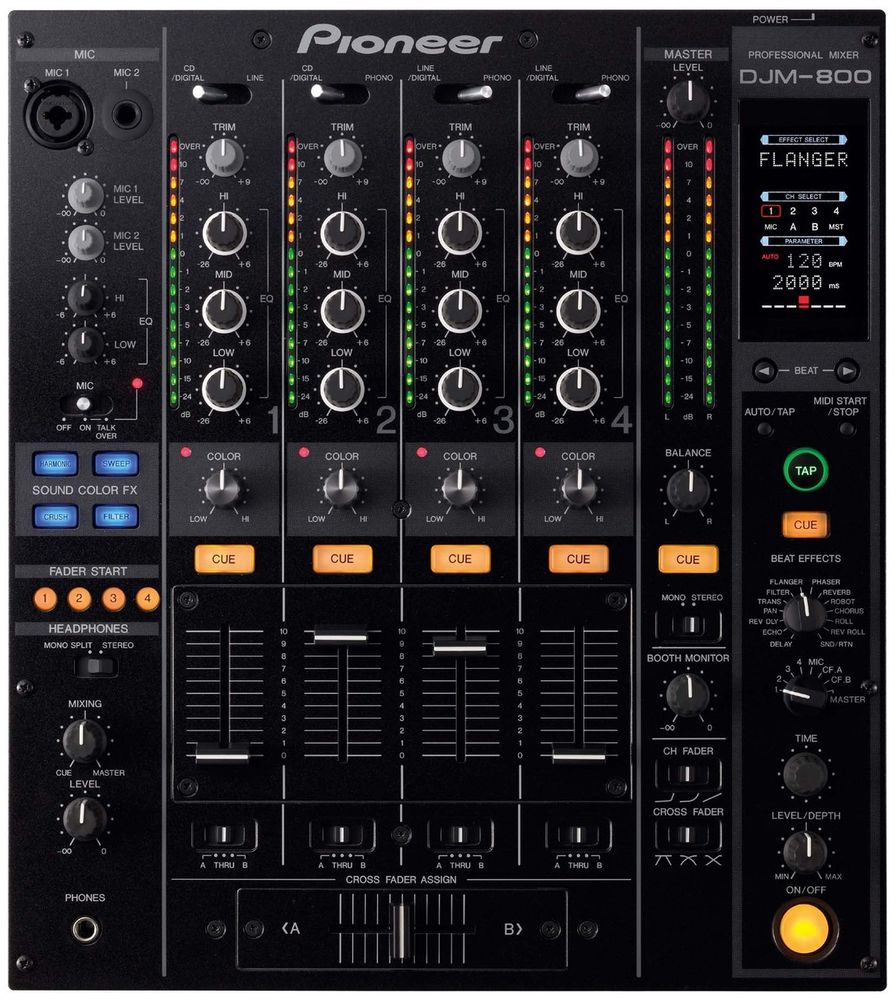 Hire 1 x Pioneer DJM-800 Mixer, hire DJ Controllers, near Tempe