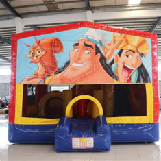 Hire KUZCO 5X5.5M 5IN1 1 COMBO WITH SLIDE POP UPS BASKETBALL HOOP OBSTACLES AND TUNNEL