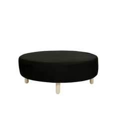 Hire ROUND LARGE OTTOMAN BLACK, in Brookvale, NSW