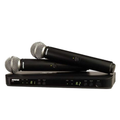 Hire Shure BLX288 / SM58- Dual Channel Wireless Mic System, in Kingsgrove, NSW