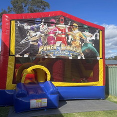 Hire POWER RANGERS JUMPING CASTLE WITH SLIDE, in Doonside, NSW