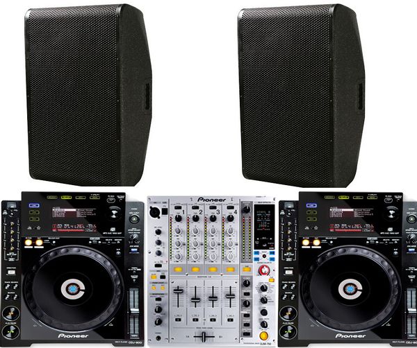 Hire CDJs+DJM+Bluetooth DJ speakers