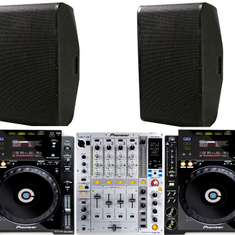 Hire CDJs+DJM+Bluetooth DJ speakers
