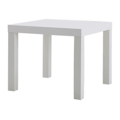 Hire Square Cafe Table White Hire