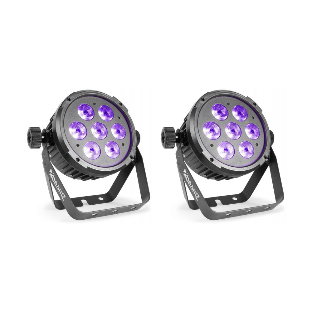 Hire Beamz BT280 RGBAW-UV Flatpar (Pair), hire Party Lights, near Lane Cove West