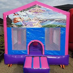 Hire Sofia the First (3x3m) Castle with Basketball Ring inside