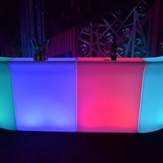 Hire Glow Bar Corner Piece Hire