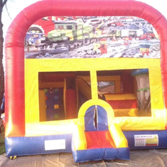 Hire LEGO LAND JUMPING CASTLE WITH SLIDE