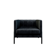 Hire ALANNAH BLACK VELVET ARMCHAIR