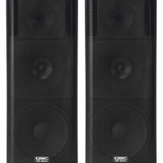 Hire 2 x QSC KW153 1000W 15" 3-way PA Speakers (120 People), in Tempe, NSW
