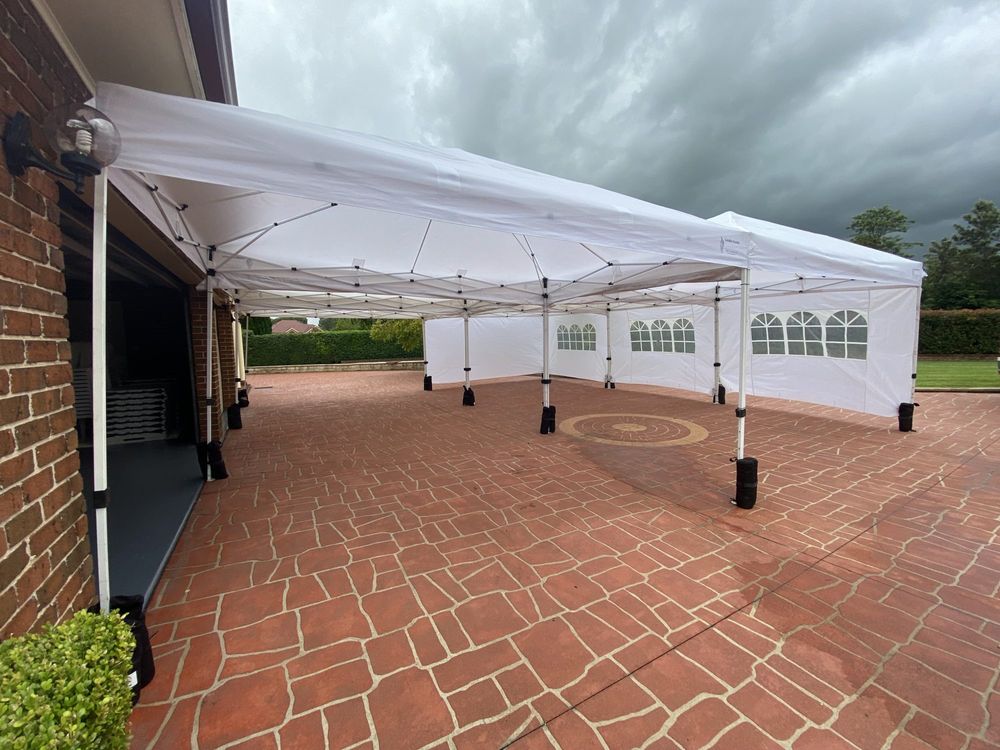 Hire White Gazebos 8.4mx9m, hire Marquee, near Seven Hills