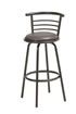 Hire Bar Stool - Black Frame Backrest timber seat, hire Chairs, near Kippa-Ring