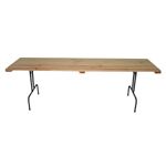 Hire 2.4 x .8 Marine Ply Rectangle Table
