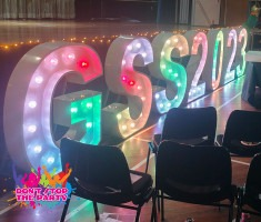Hire LED Light Up Letter - 120cm - Y, in Geebung, QLD