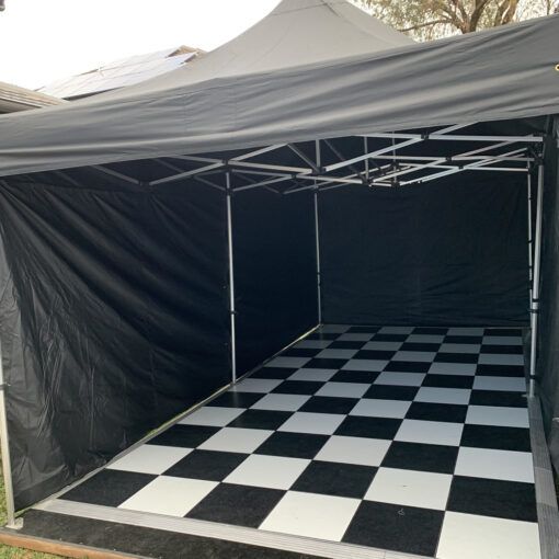 Hire Black Pop-Up Marquee with Walls, hire Marquee, near Chullora image 2