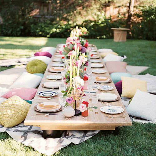 Hire LOW BOHO TABLE