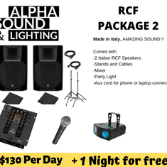 Hire RCF Speaker Hire Package 2