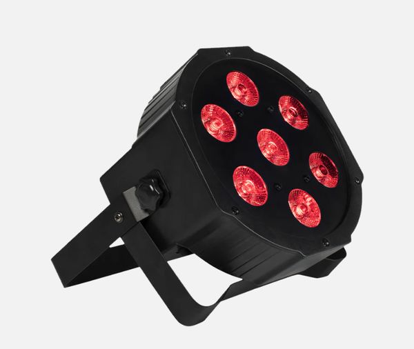 Hire LED Par Can 7x18w RGBWA-UV - Party Lights, from D&B Lighting Solutions