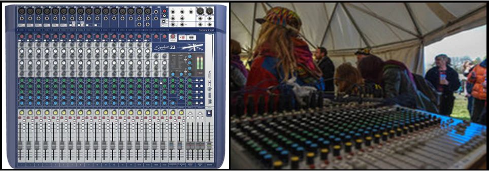 Hire SOUNDCRAFT SIGNATURE 22 MIXER, hire DJ Decks, near St Kilda image 1