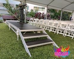 Hire Portable Stage Section - 2 x 1, hire Party Packages, near Geebung image 1