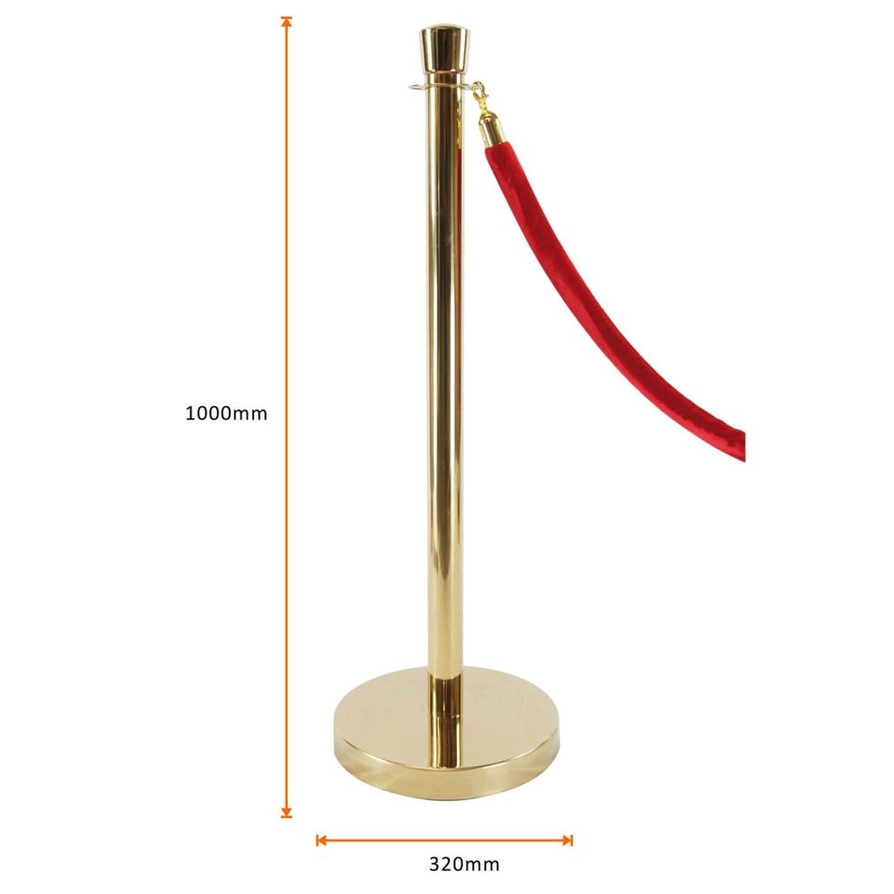 Hire Gold Bollard Hire (1 pole only), hire Miscellaneous, near Riverstone image 2