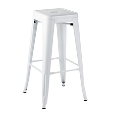 Hire TOLIX BAR STOOL - WHITE, in Ringwood, VIC
