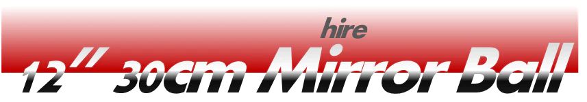 Hire MIRROR BALLS 12", hire Party Lights, near St Kilda image 1