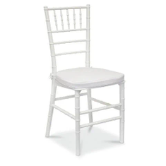 Hire Tiffany Chair - White