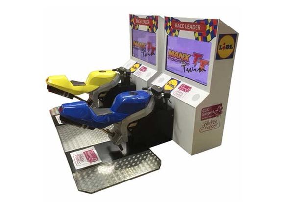 Hire Motorbike Twin Racer Hire, from Action Arcades Sales & Hire