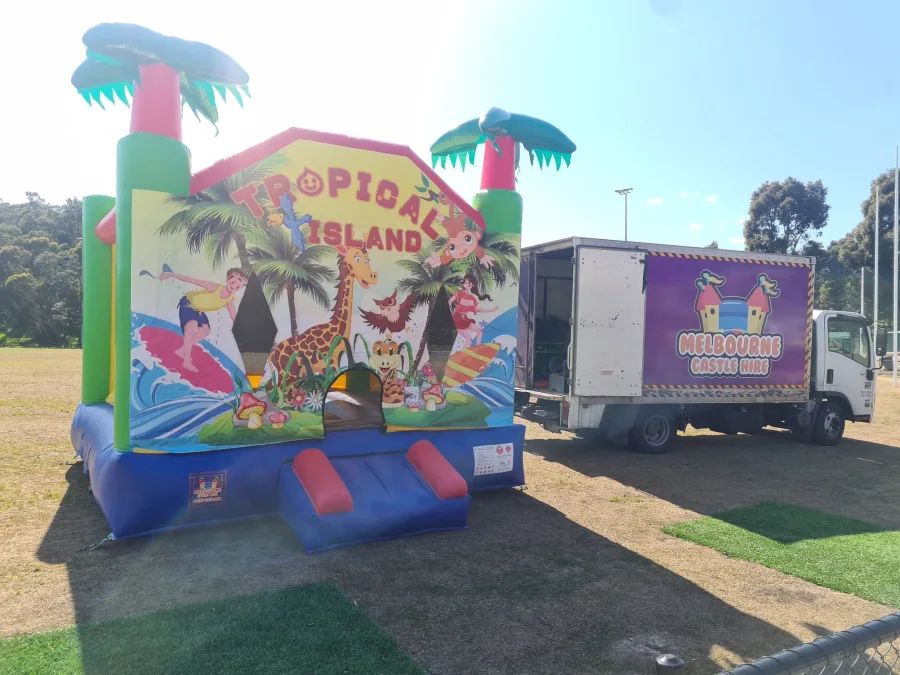 Hire Jungle Island 4x4m, hire Jumping Castles, near Bayswater North image 2
