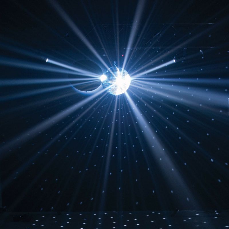 Hire Disco Ball Package (White), hire Party Lights, near Lane Cove West